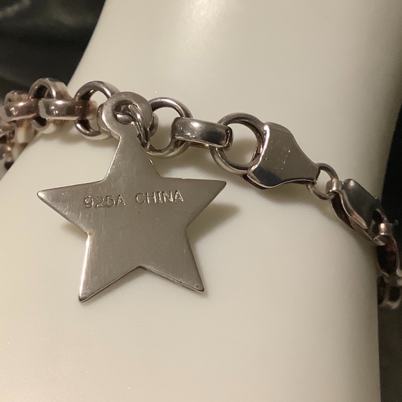 Sterling Silver Charm Bracelet - Picture 3 of 7